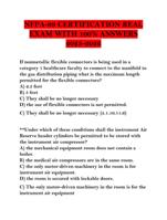 NFPA-99 CERTIFICATION REAL  EXAM WITH 100% ANSWERS  2025-2026