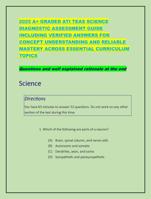 2025 A+ GRADED ATI TEAS SCIENCE DIAGNOSTIC ASSESSMENT GUIDE INCLUDING VERIFIED ANSWERS FOR CONCEPT UNDERSTANDING AND R