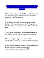 AWHONN INTERMEDIATE FETAL MONITORING  EXAM WITH QUESTIONS AND 100% CORRECT  ANSWERS