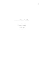 The Writing Process: Essential to Independence in Nursing