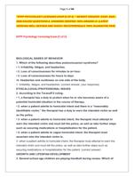 EPPP PSYCHOLOGY LICENSING EXAM (5 OF 5)   NEWEST UPDATED  EXAM  2025   2026 SOLVED QUESTIONS &  ANSWERS VERIFIED 100%