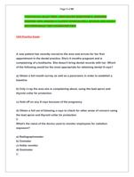 CDA Practice Exam 2025  2026 SOLVED QUESTIONS &  ANSWERS  VERIFIED 100% GRADED A+ (LATEST VERSION) WELL REVISED