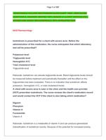 NIGHTINGALE COLLEGE HESI PHARMACOLOGY EXAM  2025  2026 SOLVED  QUESTIONS &  ANSWERS VERIFIED 100% GRADED A+