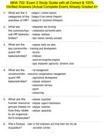 MHA 702: Exam 2 Study Guide with all Correct & 100% Verified Answers |Actual Complete Exam| Already Graded A+