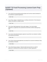 NJDEP 7D Food Processing License Exam Prep (Updated)