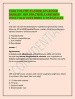 PASS THE FNP BOARDS! ADVANCED BARKLEY FNP PRACTICE EXAM WI