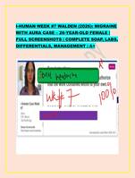 I-HUMAN WEEK #7 WALDEN (2026): MIGRAINE WITH AURA CASE  26-YEAR