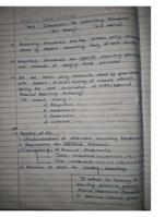 Chapter 1:Introduction to accounting standards handwritten notes