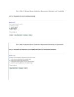 CMQ 210 Module 5 Exam Calibration Measurement Standards