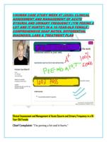 I-HUMAN CASE STUDY WEEK #7 (2026): CLINICAL ASSESSMENT AND MANAGEMENT