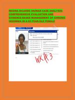 REGINA RICARDO IHUMAN CASE ANALYSIS: COMPREHENSIVE EVALUATION