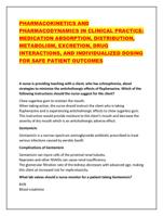 PHARMACOKINETICS AND PHARMACODYNAMICS IN CLINICAL PRACTICE: ME