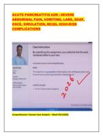 ACUTE PANCREATITIS 62M | SEVERE ABDOMINAL PAIN, VOMITING, L