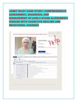 JANET RILEY CASE STUDY: COMPREHENSIVE ASSESSMENT, DIAGNOSIS, A
