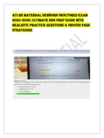 ATI RN MATERNAL NEWBORN PROCTORED EXAM 20252026: ULTIMATE NGN