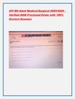 ATI RN Adult Medical-Surgical 2025/2026   Verified NGN Proctore