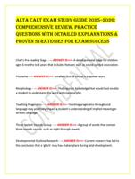 ALTA CALT Exam Study Guide 20252026:  Comprehensive Review, Prac