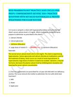 HESI Pharmacology Practice 2025 (NCLEX-PN  Prep): Comprehensive Re