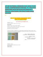ATI RN MATERNALNEWBORN 2026 (NGN) STUDY  GUIDE: COMPREHENSIVE