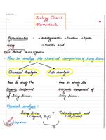 Ranker choice notes :biomolecules (Class 11 NEET Biology)