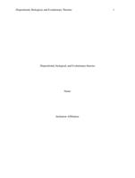 Dispositional, biological, and enviromental theories Wr