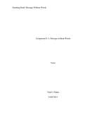 Integrated Marketing strayer universtiyAssignment 4: A  Message