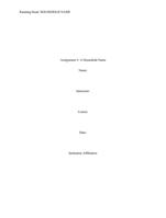 Integrated Marketing Assignment 5: A Household NameDue  Week