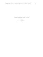 Criminal Procedure and Criminal Evidence Trial Prep  MemorandumAs